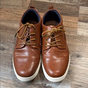Ashford Hayes Boys Lounge Cognac Lace Up Oxfords Size 5